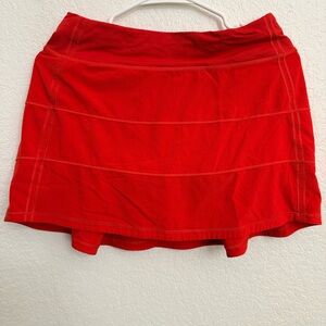 lululemon athletica pace Red Skirt